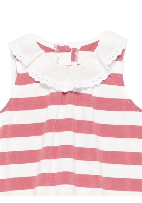 Tutina a righe ZHOE & TOBIAH KIDS | JCS3BBIANCO/MAUVE